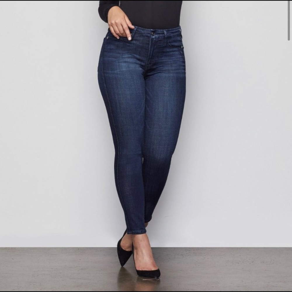 Good American Good Waist Crop Blue025 C8